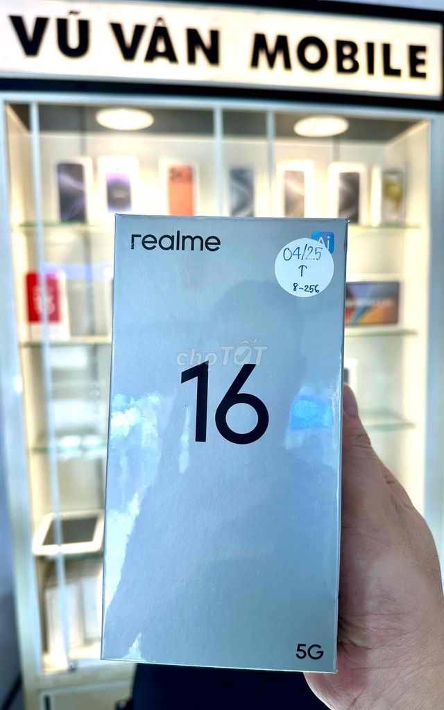 Realme 16 5G 256GB Trắng. Mua bán Điện thoại tại Quận Cái Răng Cần Thơ được đăng bởi Vũ Vân Mobile Cần Thơ hình 1
