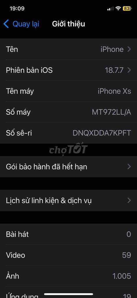 iPhone Xs 256GB. Mua bán Điện thoại tại Thành phố Long Xuyên An Giang được đăng bởi thien hình 1