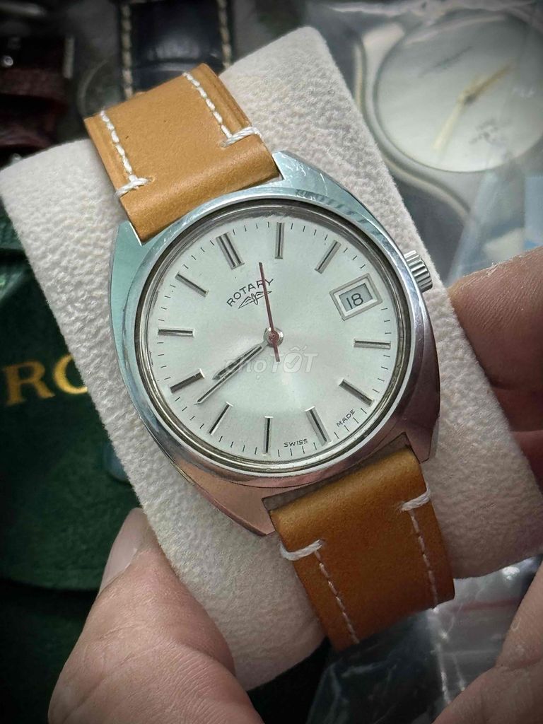 Đồng hồ Rotary Thụy Sĩ 36mm Nam Dây da. Mua bán Đồng hồ tại Quận 12 Tp Hồ Chí Minh được đăng bởi Tuấn Anh  hình 1
