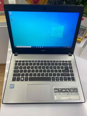 Laptop Acer Aspire E5-476 core i3gen8 ram8 ssd250
