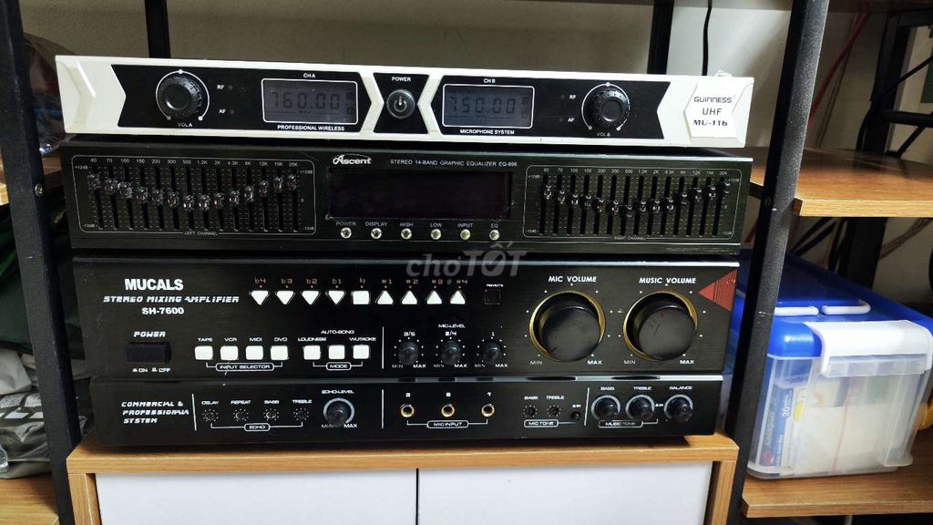 Dàn karaoke Guinness MU-11b Kim loại Đen, Trắng. Mua bán Tivi, Âm thanh tại Quận Sơn Trà Đà Nẵng được đăng bởi Hữu Tấn  hình 1