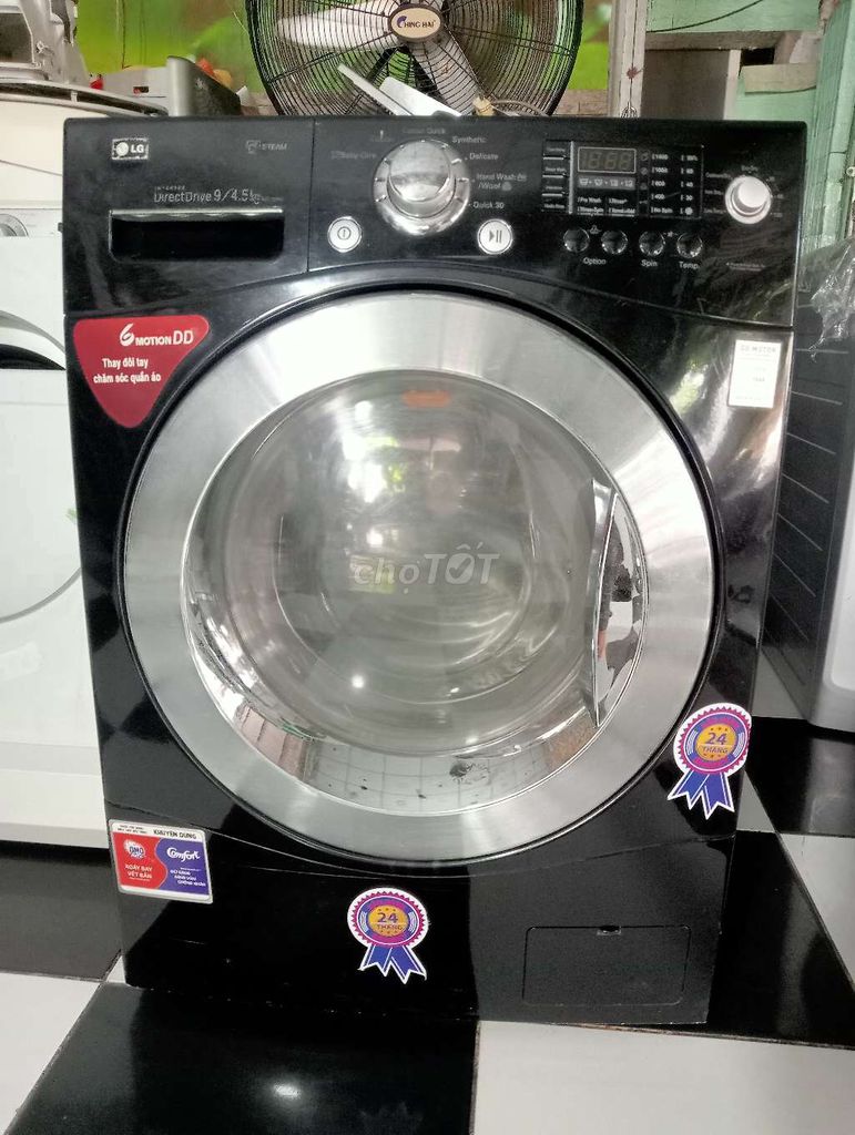 Thanh lý máy LG Giặt 9kg/Sấy khô mặt liền. Mua bán Máy giặt tại Quận Tân Phú Tp Hồ Chí Minh được đăng bởi Điện Tử Quách Điêu hình 4