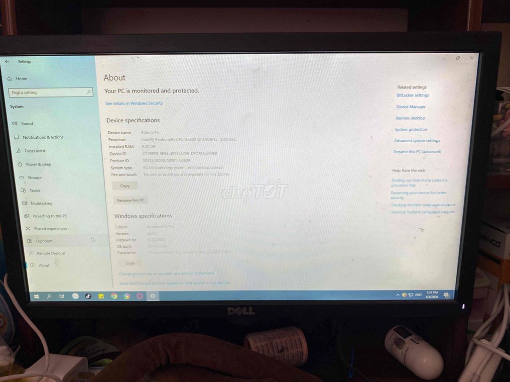 Dell Pentium G3220 8GB. Mua bán Máy tính để bàn tại Thành phố Hội An Quảng Nam được đăng bởi Tạ Anh Khoa hình 1