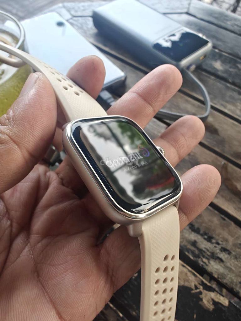 Amazfit Cheetah Square Trắng kem. Mua bán Thiết bị đeo thông minh tại Huyện Hóc Môn Tp Hồ Chí Minh được đăng bởi Nhan hình 1