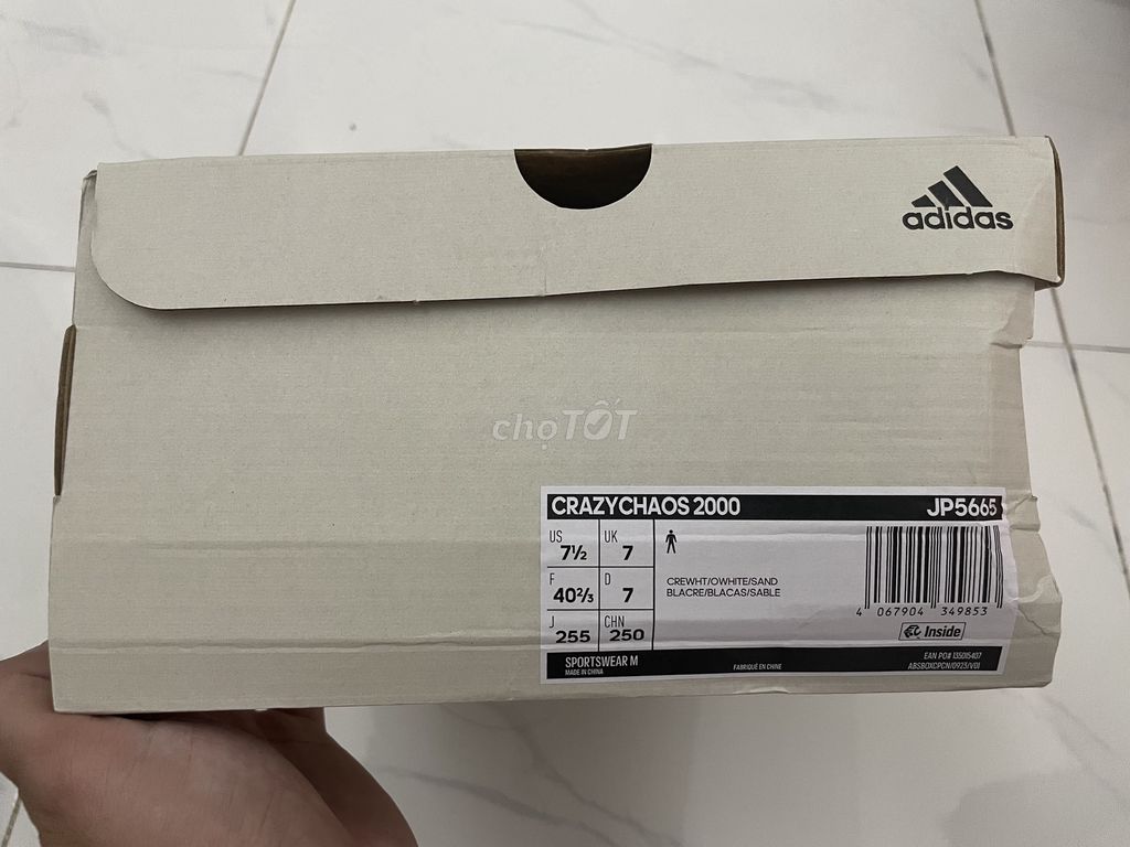 Giày Adidas Crazychaos 2000, new 100% full box tag