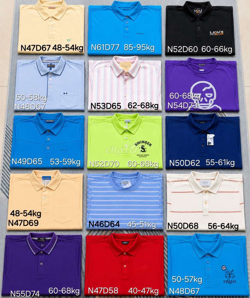 Áo polo Vải thun Vàng Unisex. Mua bán Quần áo tại Thành phố Hải Dương Hải Dương được đăng bởi Hải Anh hình 1