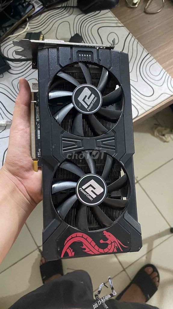 Card đồ họa PowerColor RX570 4GB. Mua bán Linh kiện (RAM, Card...) tại Huyện Sóc Sơn Hà Nội được đăng bởi Công Master Pc hình 1