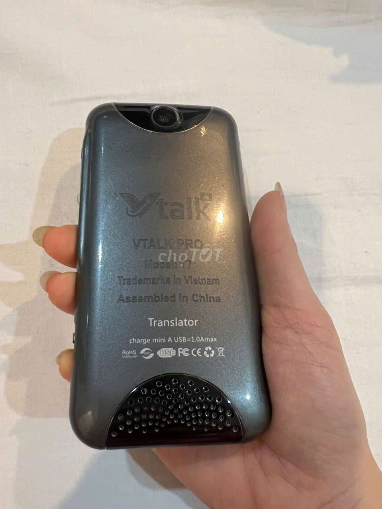 Bán lại máy phiên dịch Vtalk Pro T7 + 2024. Mua bán Đồ chuyên dụng, Giống nuôi trồng tại Thành phố Qui Nhơn Bình Định được đăng bởi Vũ Phạm hình 1