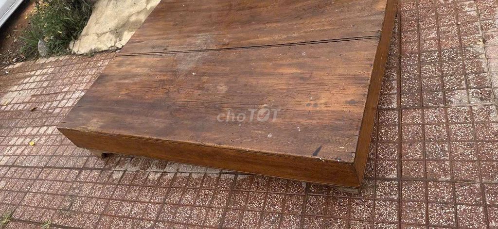 Phản nằm gỗ 2mx1m6 màu Nâu. Mua bán Giường, chăn ga gối nệm tại Thành phố Đà Lạt Lâm Đồng được đăng bởi Lê huỳnh quốc Bình hình 1