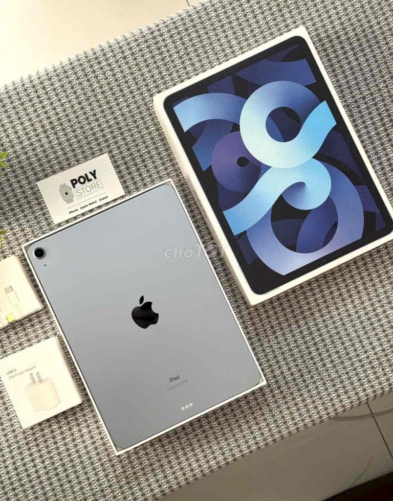 📱 𝐈𝐏𝐀𝐃 𝐀𝐈𝐑 𝟒 𝟔𝟒𝐆𝐁 𝐖𝐈𝐅𝐈 𝐁𝐋𝐔𝐄 – 𝐅𝐔𝐋𝐋𝐁𝐎𝐗 𝟗𝟗%. Mua bán Máy tính bảng tại Quận Bình Tân Tp Hồ Chí Minh được đăng bởi POLY STORE APPLE hình 1