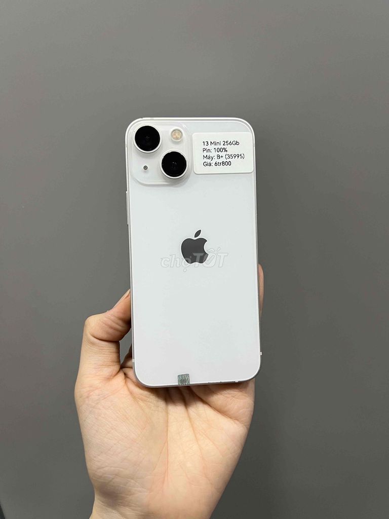 iPhone 13 Mini 256GB Trắng Pin New Zin Full. Mua bán Điện thoại tại Huyện Hóc Môn Tp Hồ Chí Minh được đăng bởi SIRI STORE HCM hình 1