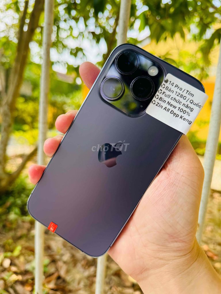 🍎14 PRO / QT 128G  / Tím zin keng. Mua bán Điện thoại tại Thành phố Huế Thừa Thiên Huế được đăng bởi Hoàng Lộc Smartphone  hình 1