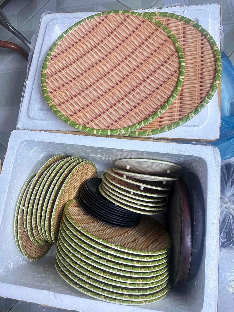Dĩa mẹt Nhựa giả tre Nâu, Xanh lá, Đen Đủ kích cỡ. Mua bán Dụng cụ nhà bếp tại Quận Thanh Khê Đà Nẵng được đăng bởi Nguyễn Văn Linh hình 1
