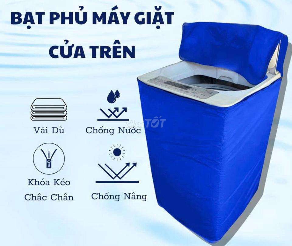 Bạt phủ máy giặt Vải dù chống thấm khóa kéo. Mua bán Nội thất, đồ gia dụng khác tại Quận Tân Bình Tp Hồ Chí Minh được đăng bởi Gia Dụng Blue Home Tân Bình hình 1