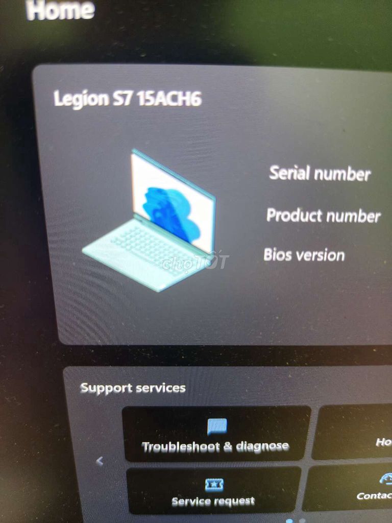 Lenovo Legion S7 15ACH6 Ryzen 7 16GB 1tb RTX 3060. Mua bán Laptop tại Quận Cầu Giấy Hà Nội được đăng bởi Vu thanh phong hình 1