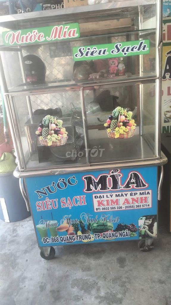 Xe nước mía Inox Xanh dương đã qua sử dụng. Mua bán Đồ chuyên dụng, Giống nuôi trồng tại Huyện Bình Sơn Quảng Ngãi được đăng bởi Tên chưa cung cấp hình 1