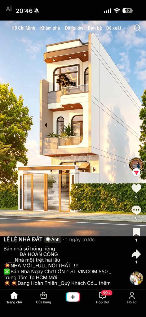 nhà mới Long hậu giáp nhà bè quận 7