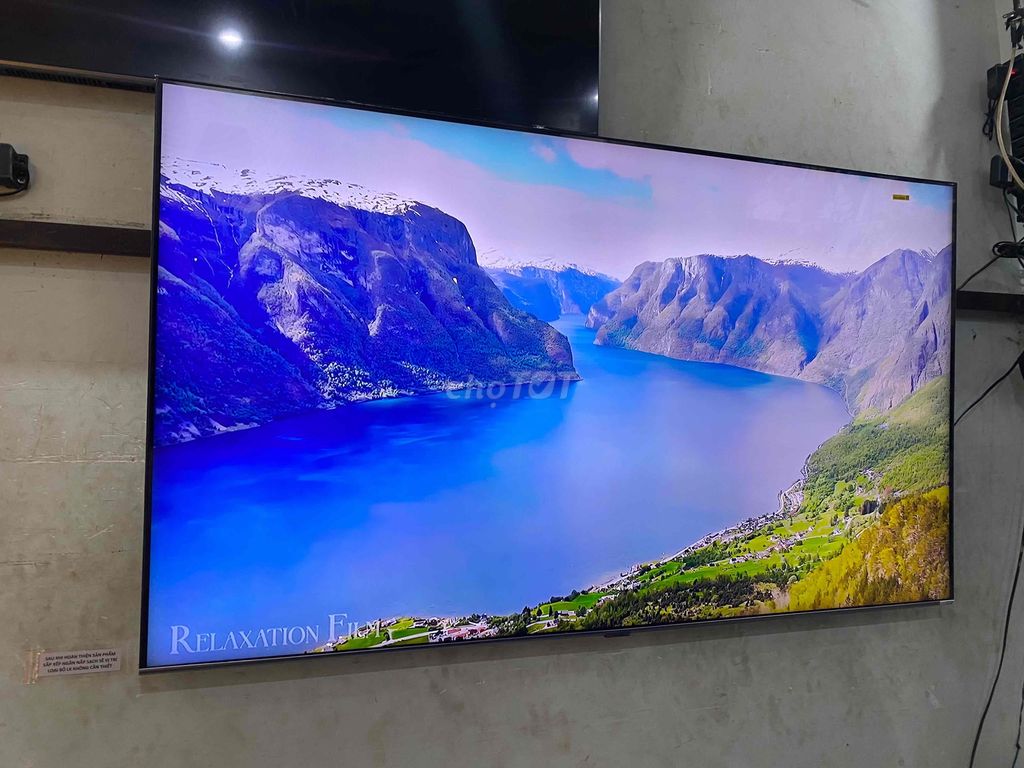 Tivi 65 inch Samsung tràn viền giọng nói 4k đời ca