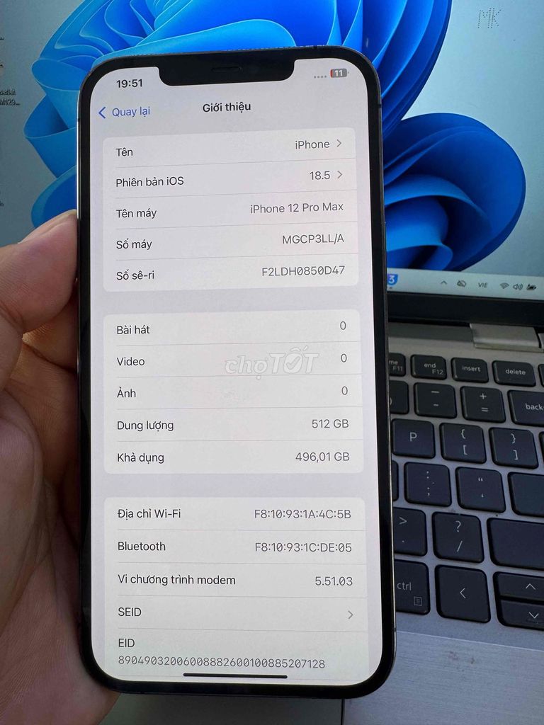 Apple iPhone 12 Pro Max 512GB Đen 88%. Mua bán Điện thoại tại Quận 6 Tp Hồ Chí Minh được đăng bởi QUỐC THIÊN BÁN GÓP 0 ĐỒNG  hình 1