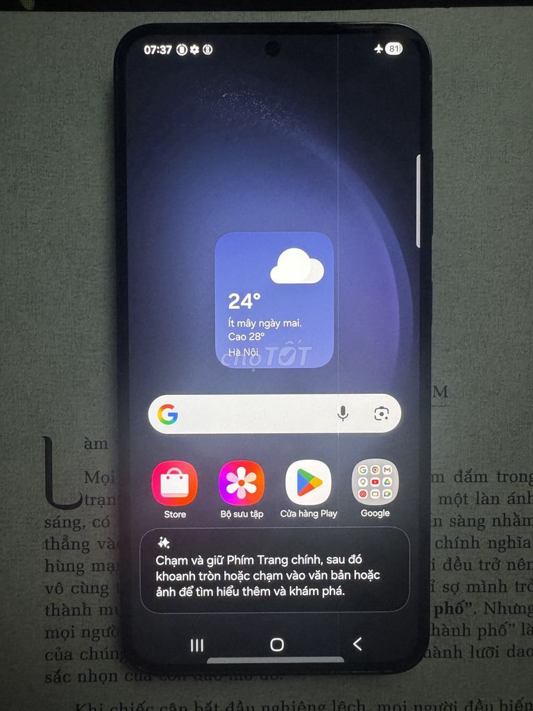 Samsung Galaxy S23 5G 128GB Đen (bị sọc màn). Mua bán Điện thoại tại Huyện Tân Trụ Long An được đăng bởi Trần Thanh Tùng hình 1