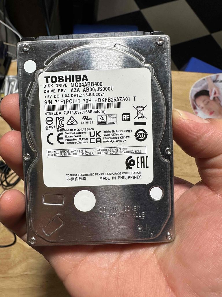 hdd 4T laptop 2.5”