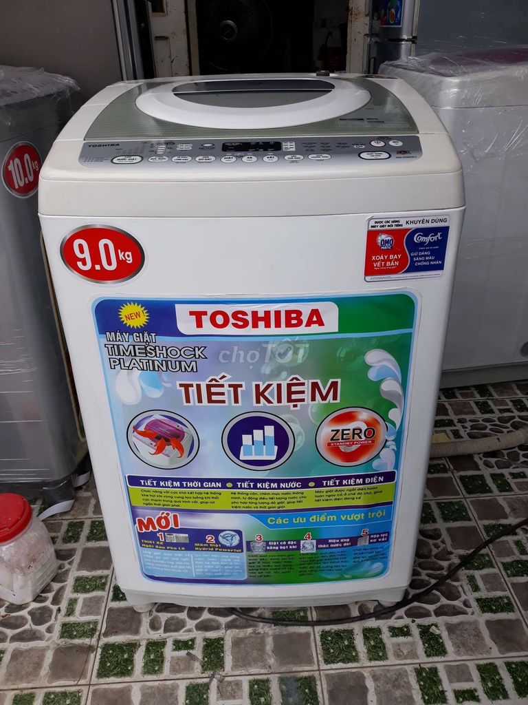 0939607304 - thanh lý máy giặt TOSHiBA 9kg INVETER như hình