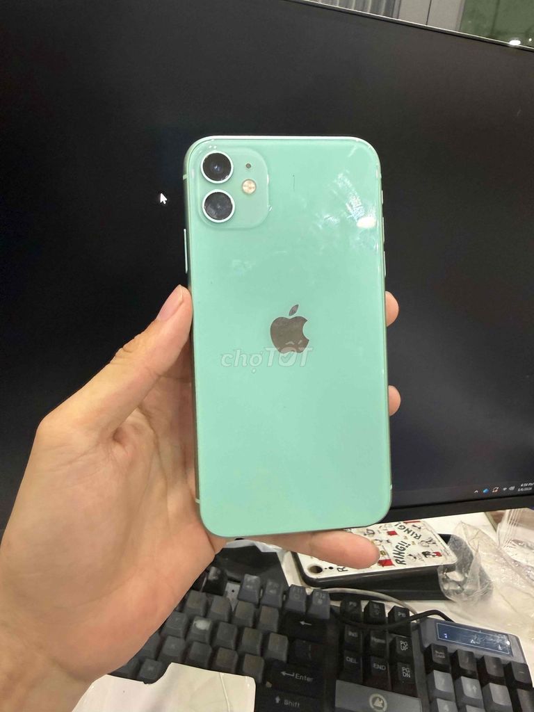 Apple iPhone 11 64GB Xanh Đã sử dụng. Mua bán Điện thoại tại Thành phố Long Xuyên An Giang được đăng bởi NND hình 1