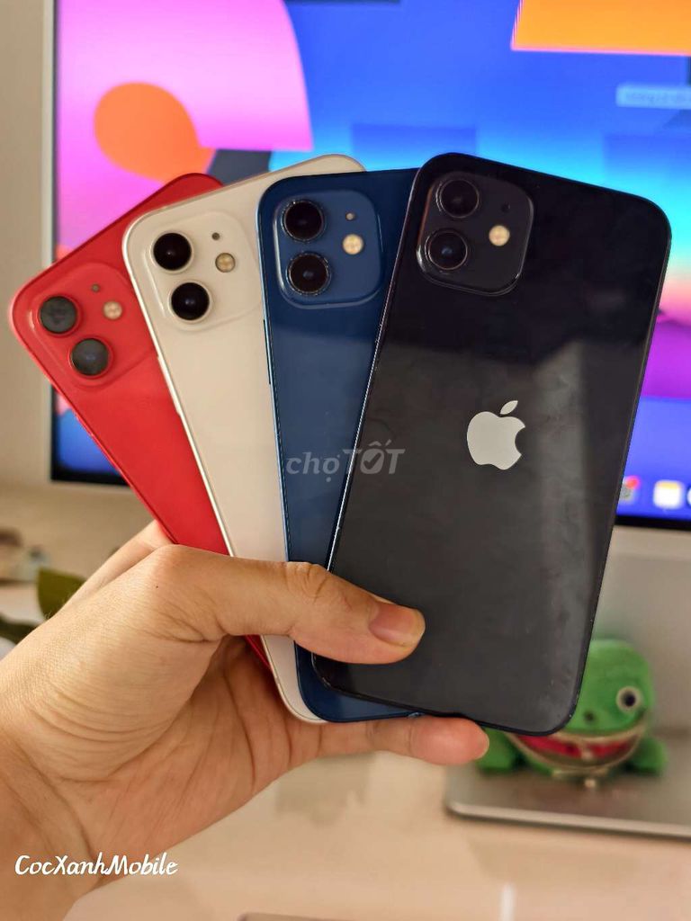 iPhone 12 64Gb Quốc tế Zin all đồng giá 4800k. Mua bán Điện thoại tại Quận Liên Chiểu Đà Nẵng được đăng bởi Minh Hiệp CócXanhMobile hình 1