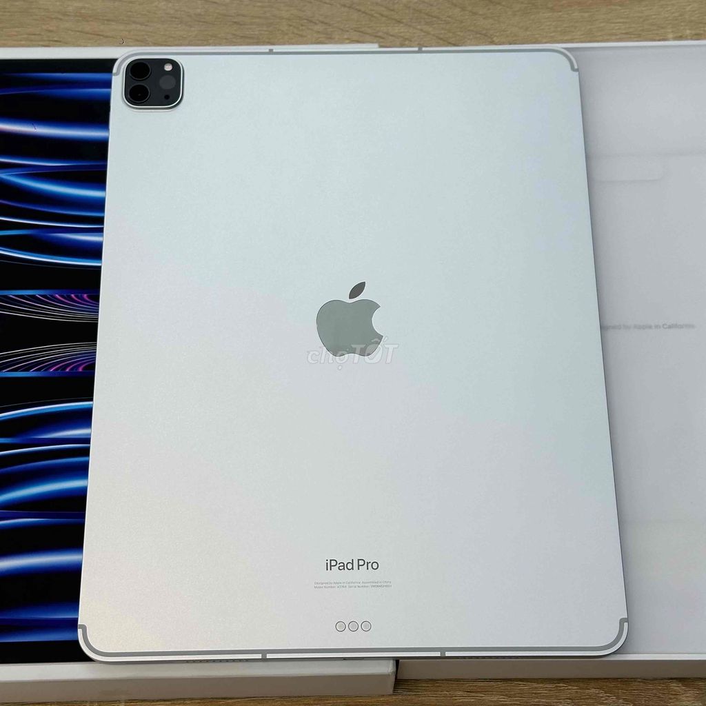 iPad Pro 2022 M2 12.9 INCH 2TB WIFI + 5G FULLBOX