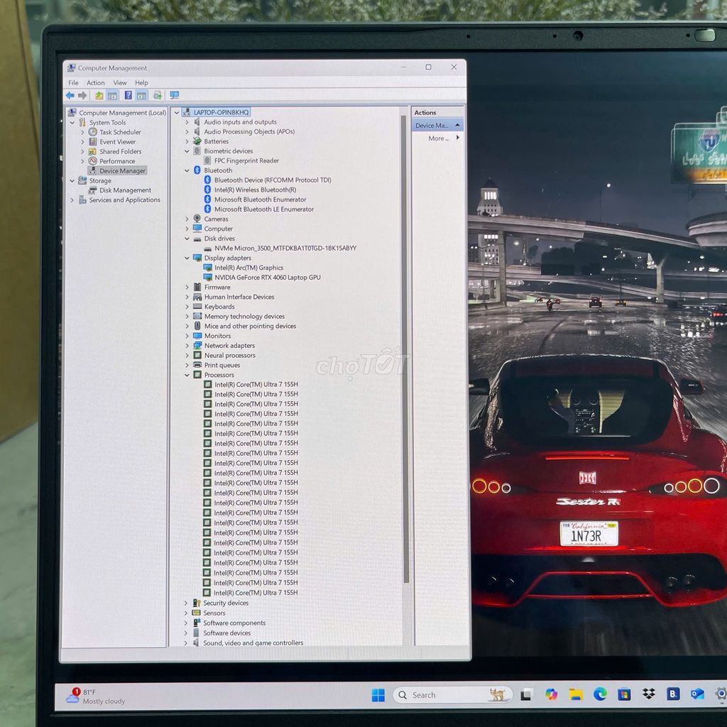 AcerSwift X14 Ultra 7 155H RTX4060 Màn: 2.8K OLED. Mua bán Laptop tại Quận Tân Phú Tp Hồ Chí Minh được đăng bởi phan trọng thiện hình 5