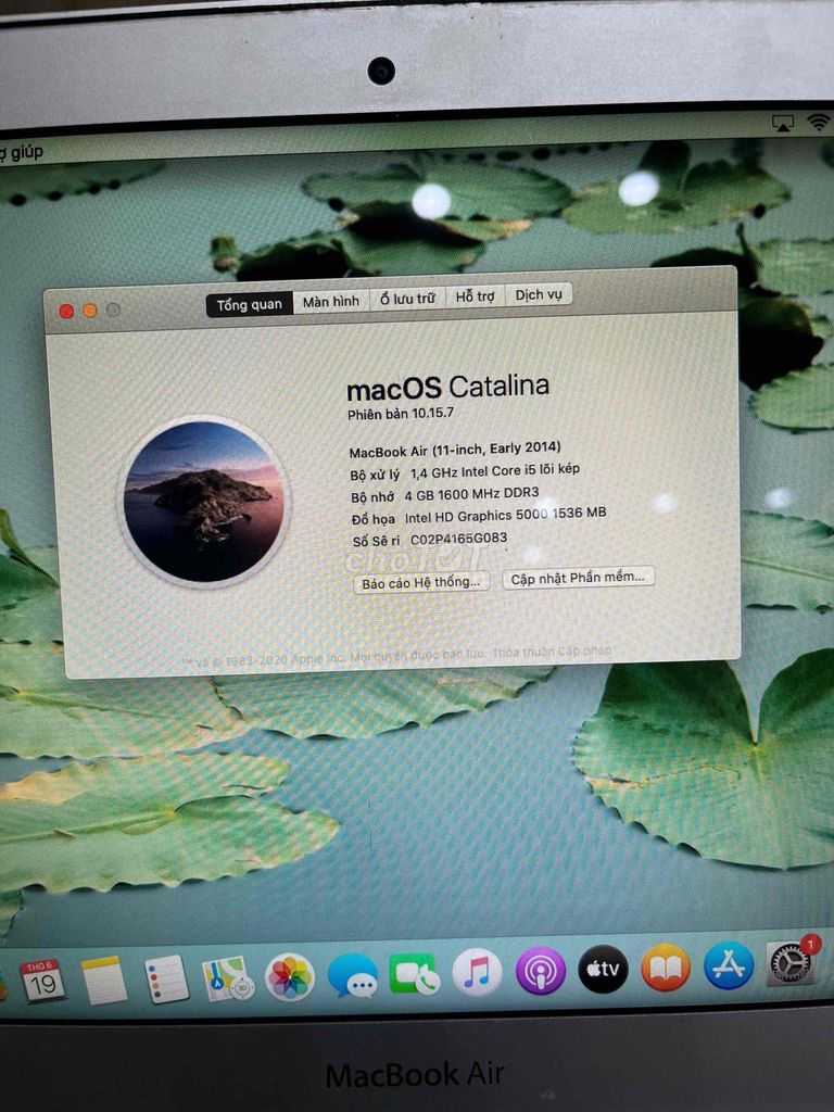 Apple MacBook Air 2014 i5 4GB/128G. Mua bán Laptop tại Quận Hà Đông Hà Nội được đăng bởi Mr Tiến hình 1