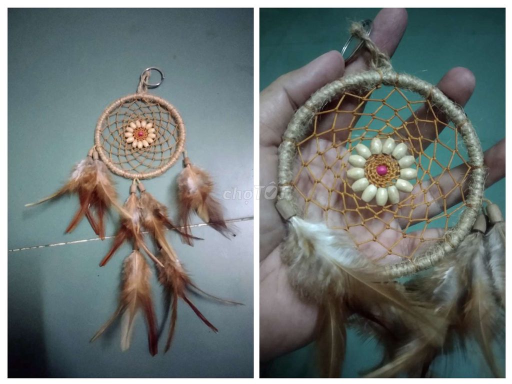 🇺🇸 Đồ thủ công mỹ nghệ của Mỹ: Dreamcatcher lông vũ. Mua bán Cây cảnh, đồ trang trí tại Quận Ninh Kiều Cần Thơ được đăng bởi Shop Tứ Quí hình 1