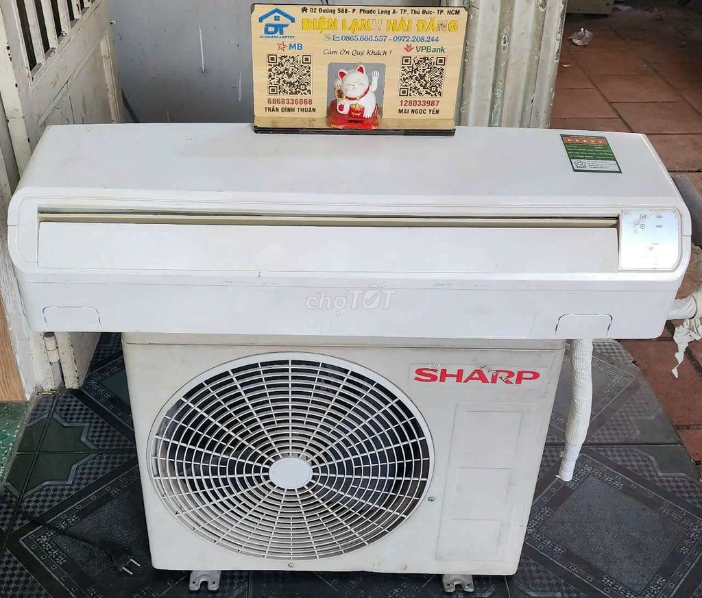 Sharp 1hp 2.6tr bao công lắp, bh 3 tháng