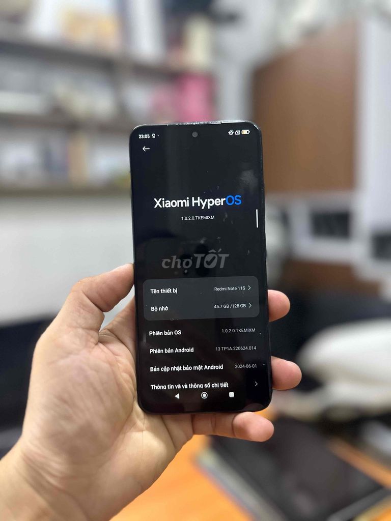 Xiaomi Redmi Note 11S Đen 128GB. Mua bán Điện thoại tại Quận Gò Vấp Tp Hồ Chí Minh được đăng bởi Duy Anh hình 1
