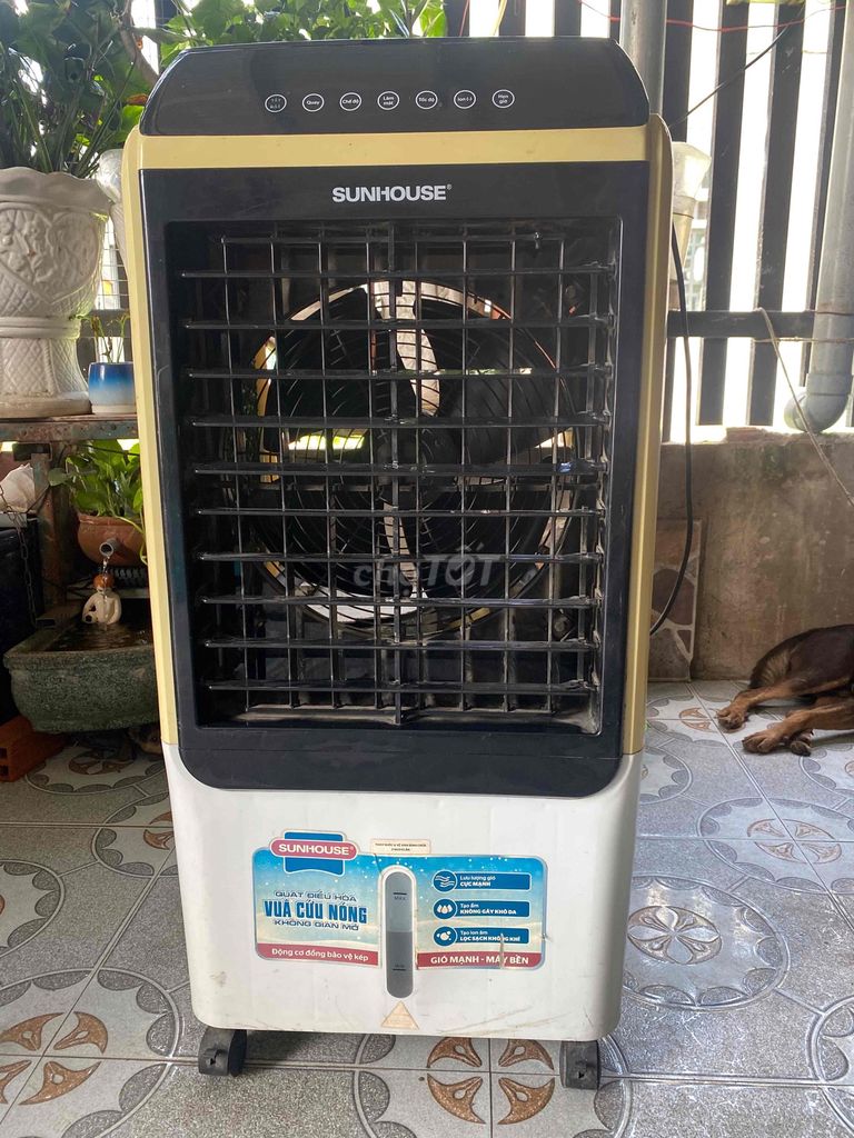 Quạt hơi nước Sunhouse 40L Vàng, Trắng. Mua bán Quạt tại Huyện Củ Chi Tp Hồ Chí Minh được đăng bởi Tiến Dũng  hình 1