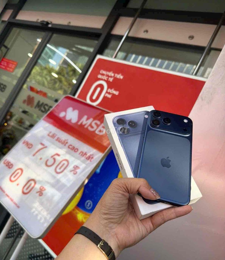 iPhone 17 Pro 1TB Xanh Quốc tế Mỹ 2 lần sạc. Mua bán Điện thoại tại Quận 3 Tp Hồ Chí Minh được đăng bởi Nam Á Mobile hình 1