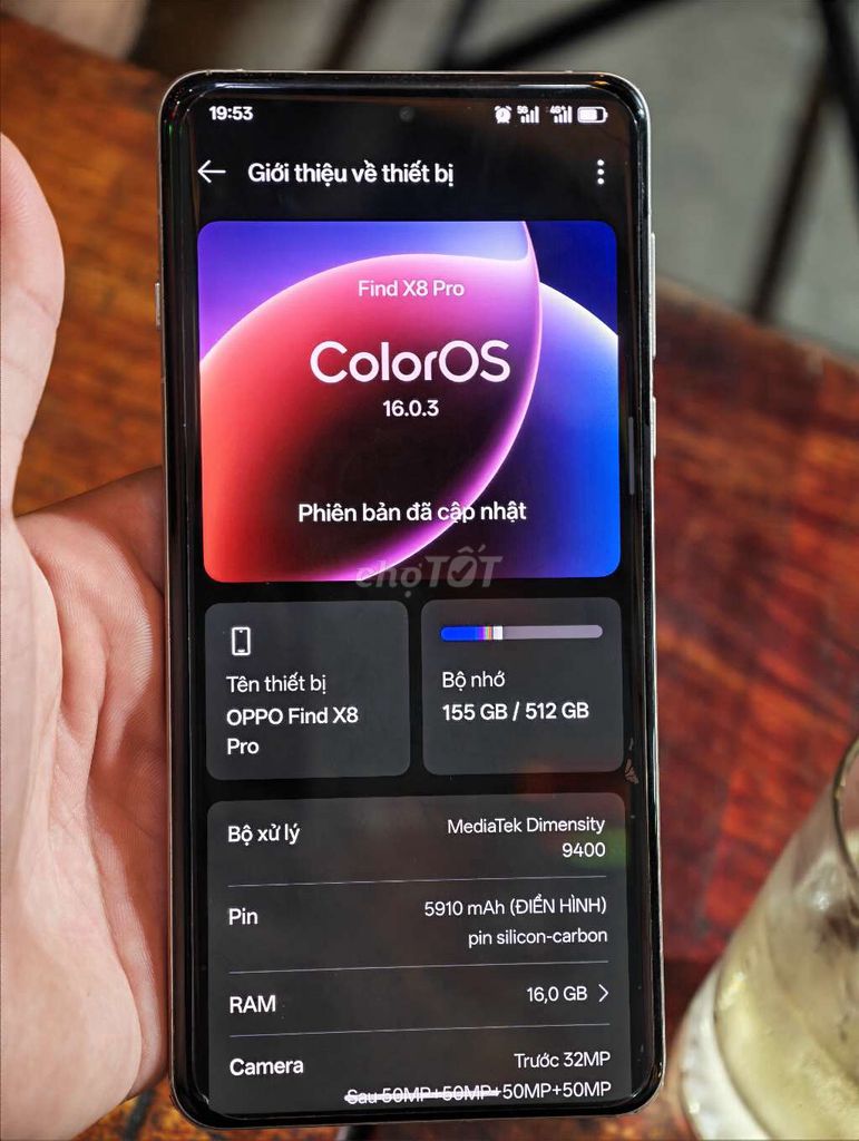 Oppo Find X8 pro. Mua bán Điện thoại tại Quận 12 Tp Hồ Chí Minh được đăng bởi Dang Nguyen hình 1