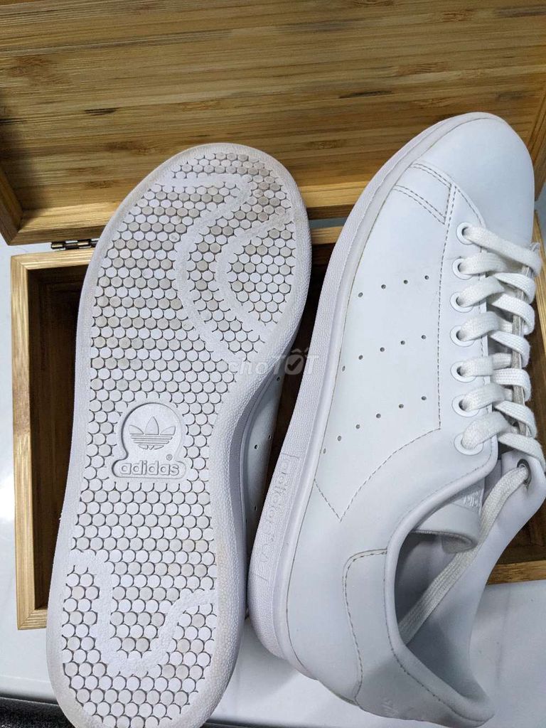 Giày Adidas Stan Smith trắng size 7 UK