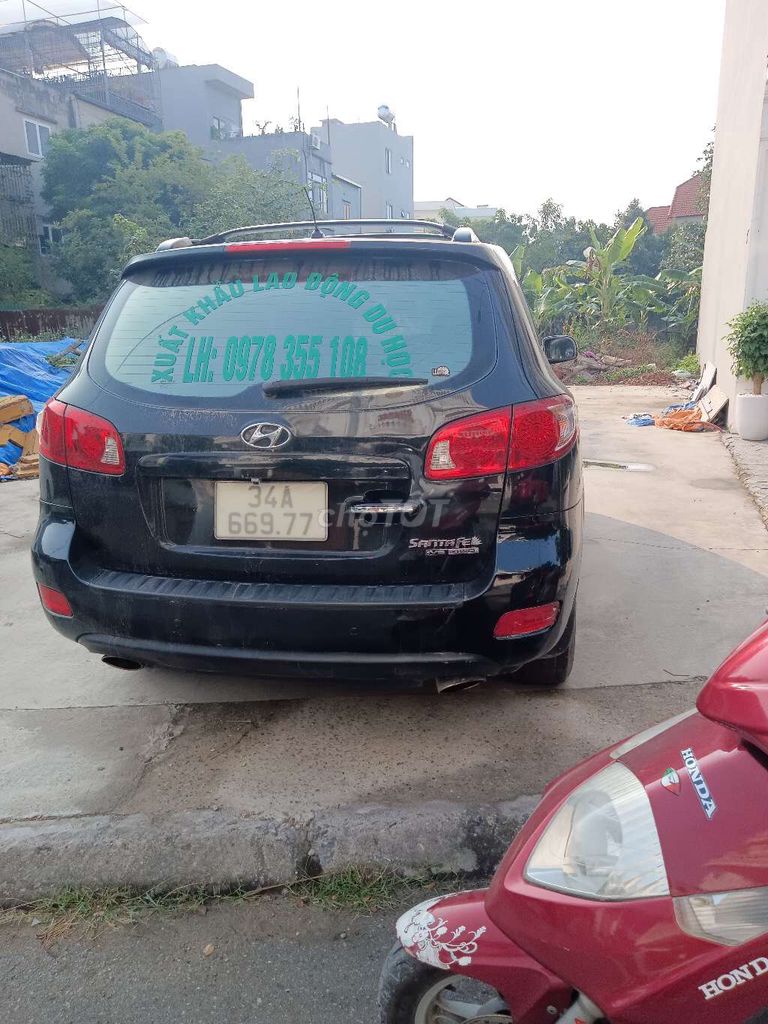 Hyundai Santafe 2008 7 chỗ Xăng Đen. Mua bán Ô tô tại Thành phố Hải Dương Hải Dương được đăng bởi Trần Duy hình 2