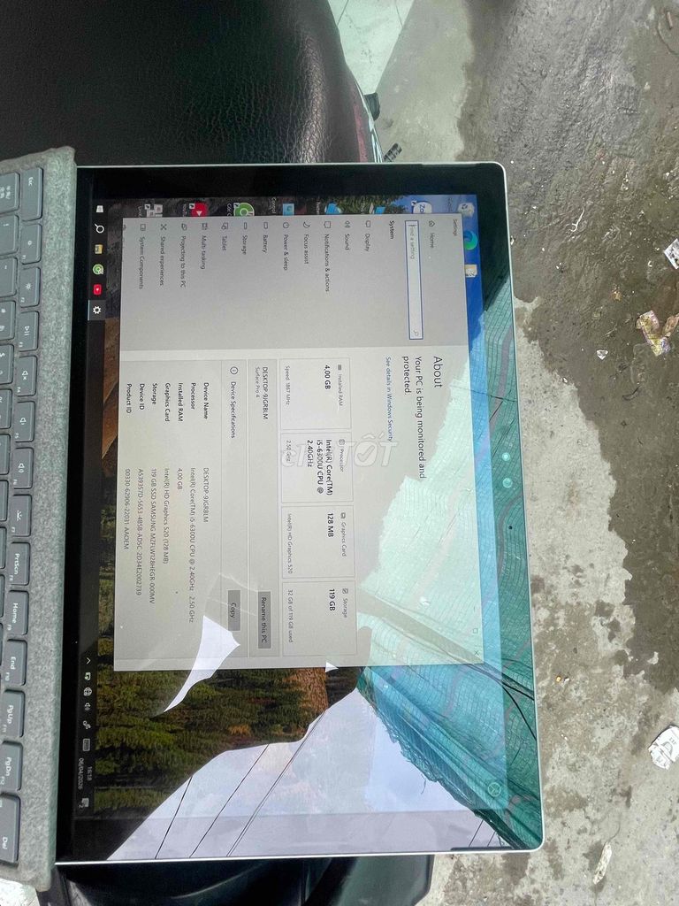 Microsoft Surface Pro 4 i5 4GB/119GB. Mua bán Máy tính bảng tại Thành phố Long Xuyên An Giang được đăng bởi Khánh hình 1