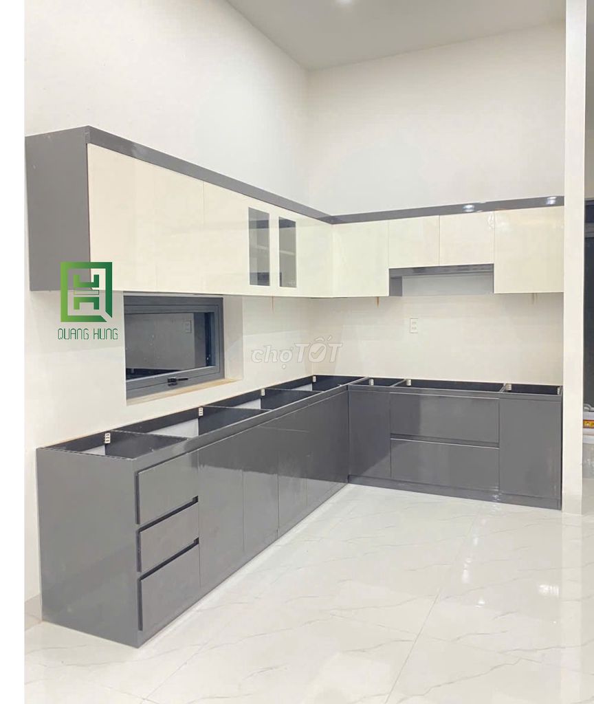 THI CÔNG TỦ BẾP NHỰA ECOPLAST-CẢI TẠO BẾP-TỦ BẾP. Mua bán Tủ, kệ gia đình tại Thành phố Biên Hòa Đồng Nai được đăng bởi Nội Thất Quang Hùng TD hình 1