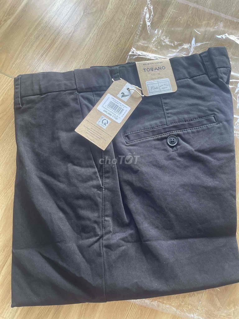 Quần Kaki Nam TOBANO Đen Size 31. Mua bán Quần áo tại Thành phố Buôn Ma Thuột Đắk Lắk được đăng bởi Van hình 1