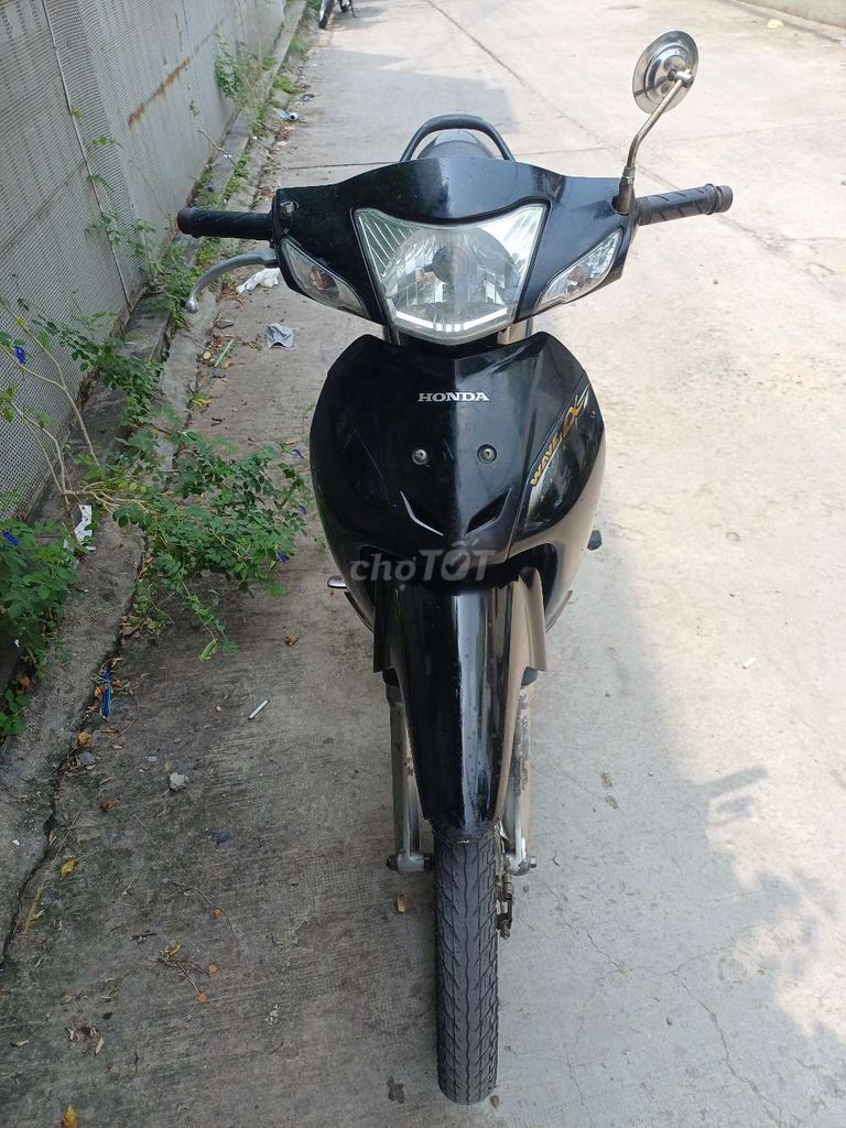 Honda Wave A 2013 Черно-серебристый мопед