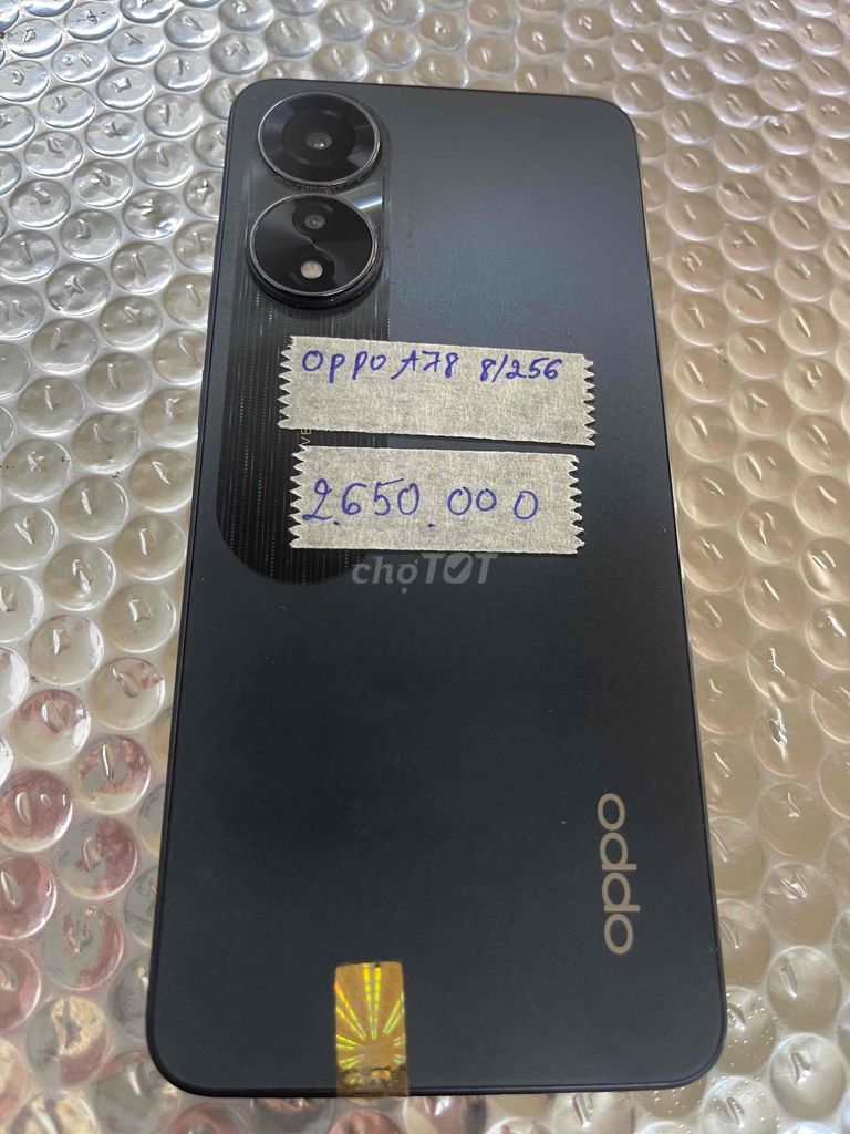 Oppo A78 8GB/256GB Đen. Mua bán Điện thoại tại Quận Ninh Kiều Cần Thơ được đăng bởi Cầm Đồ Anh Quý hình 1