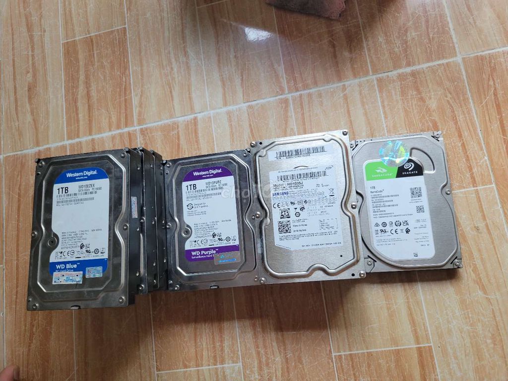 SẴN 10 Ổ HDD 1TB KENG ZIN THÁO MÁY CHẠY NGON 100%