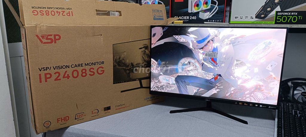 Màn hình VSP IP2408SG 24inch 120hz New Fullbox. Mua bán Phụ kiện (Màn hình, Chuột...) tại Quận Tân Bình Tp Hồ Chí Minh được đăng bởi CHIP PC GAMING HP hình 1