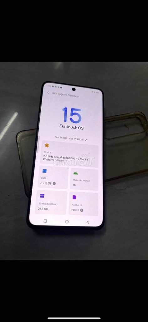 Vivo V50 Lite 4G 256GB BH TGDĐ 5/2026 Việt Nam. Mua bán Điện thoại tại Quận 8 Tp Hồ Chí Minh được đăng bởi Thanh Tâm Mobile hình 1