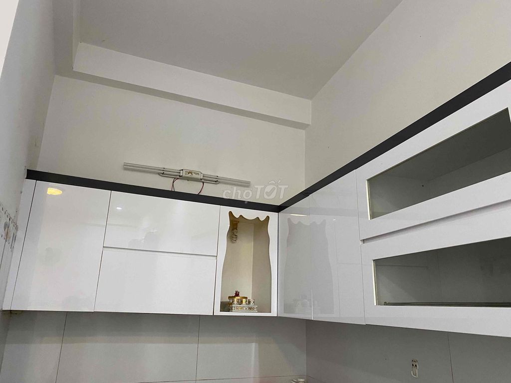 Tủ bếp MDF An Cường Trắng. Mua bán Tủ, kệ gia đình tại Quận 12 Tp Hồ Chí Minh được đăng bởi Phan Thanh hình 1