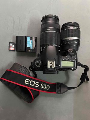 máy ảnh Canon 60D + Lens kit 18-55mm