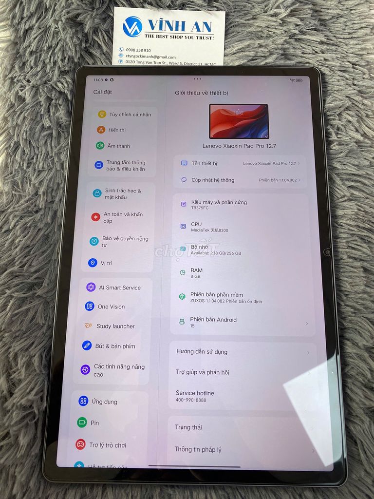 Lenovo Xiaoxin Pad Pro 12.7 2025 – Máy 99% Fullbox. Mua bán Máy tính bảng tại Thành phố Thủ Đức Tp Hồ Chí Minh được đăng bởi Vĩnh An Mobile 44 Quang Trung hình 4